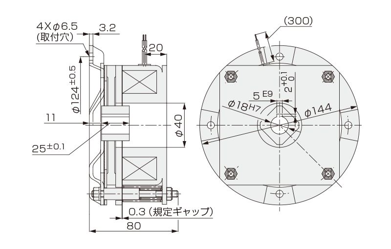 外形図・寸法表 NAB-42