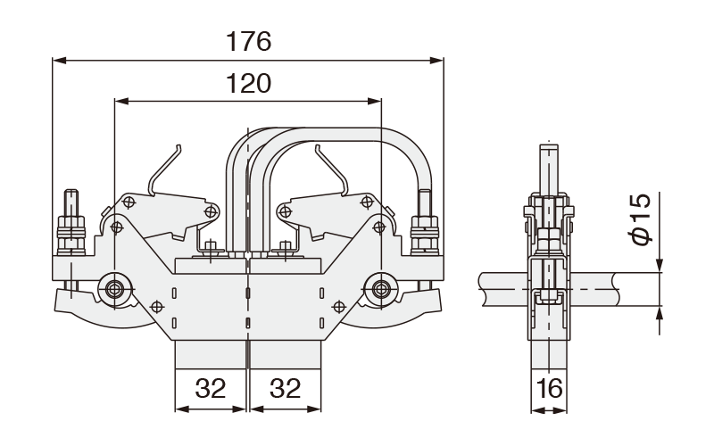 標準形 外形図 160A