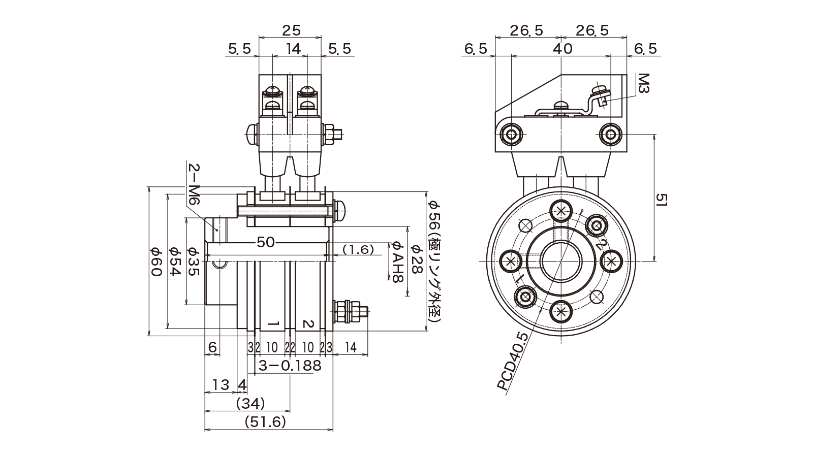 OMSR020-002-020 2極